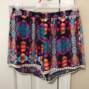 Francesca’s printed shorts
